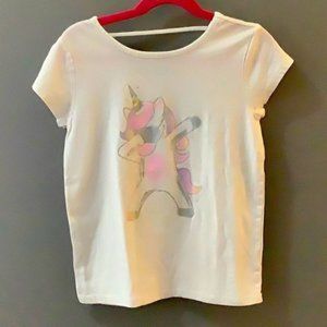 ✨6 for $20!✨Children’s Place dabbing unicorn T-shirt